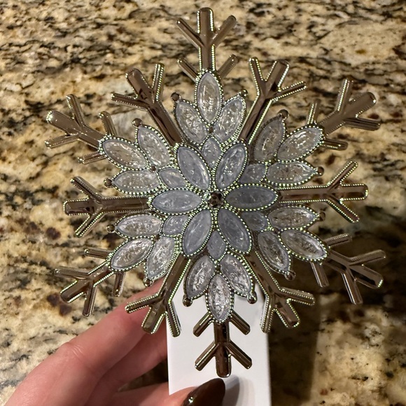 BATH & BODY WORKS SILVER SNOWFLAKE WALLFLOWER PLUG-IN SCENT CONTROL - Picture 2 of 8